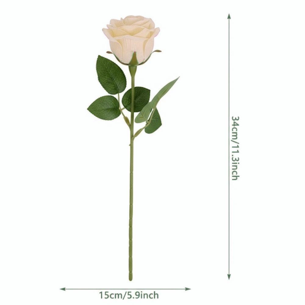 

1pc Silk Rose Simulated Rose Bouquet DIY Floral Materials Small Bundle Artificial Flowers Realistic Soft Wedding Bouquet шампанського
