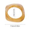 Chunky Bangles 4-Pieces Vintage Chunky Resin Bangles Fashionable Wide Colored Wrist Jewelry For Parties Birthday Performance