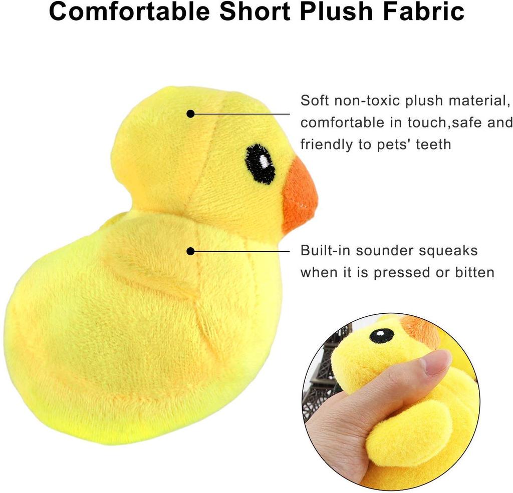 LEGEND SANDY 14 Pack Dog Squeaky Toys Cute Stuffed Plush Snacks and Vegetables Dog Toys for Puppies Small Dogs