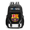 Large Capacity Schoolbag with Shoulder Strap; Student Three-piece Pencil Case Set