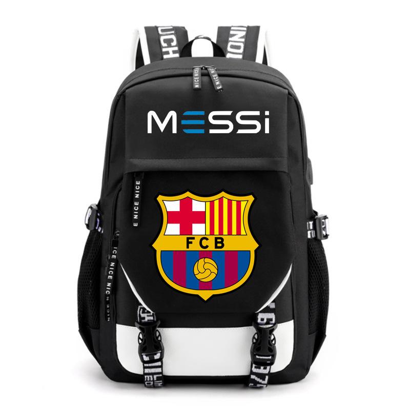 Large Capacity Schoolbag with Shoulder Strap; Student Three-piece Pencil Case Set