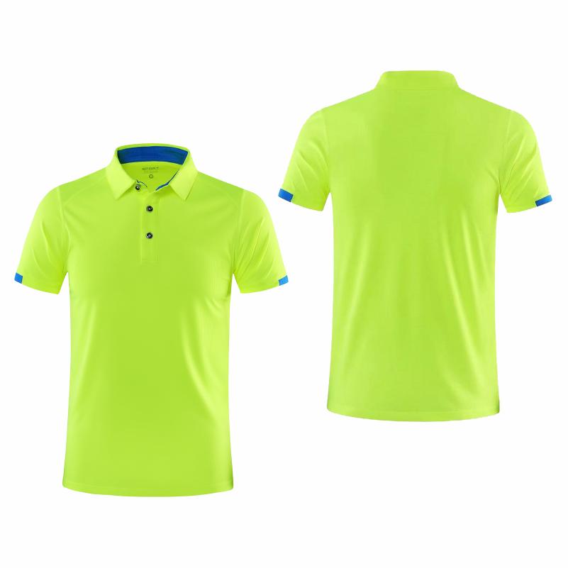Summer Quick Drying Short Sleeved Polo Shirt Golf Jersey Company Group Breathable Fitness Lapel Sports Sleeved 8-Color Large Top