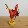 Creative Rooster Sculpture Funny Animal Miniatures Figurine Drunken Kung Fu Chicken Statue  Home