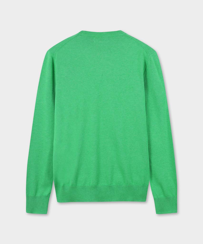 BROOKS BROTHERS Supima Cotton Crew Neck Sweater (Green) (Bbwrmm8660Ifs)