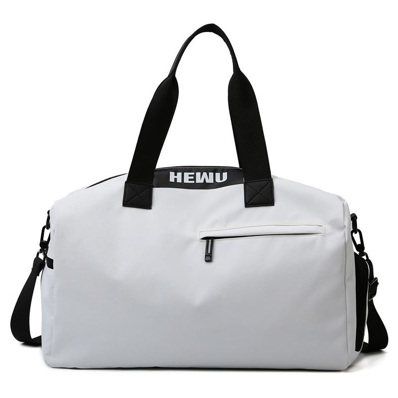 Men's and women's fashion trends, short-distance outing, hand-held travel bag, wet and dry separation, sports fitness bag, strap shoe compartment