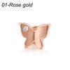 Charms for Apple Watch Silicone Band Series 11/10/9/8/ultra/SE Bracelet Metal Decoration Jewelry for Galaxy Watch 7/6/5/4 Strap