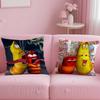 Lustiger L-Larva Kissenbezug Musterdruck Kissenbezug Wohnzimmer Sofa Kissenbezug Schlafzimmer Raumdekor