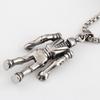 European and American Cyberpunk Style Hip-hop Versatile Deformable Robot Men's Titanium Steel Necklace Pendant
