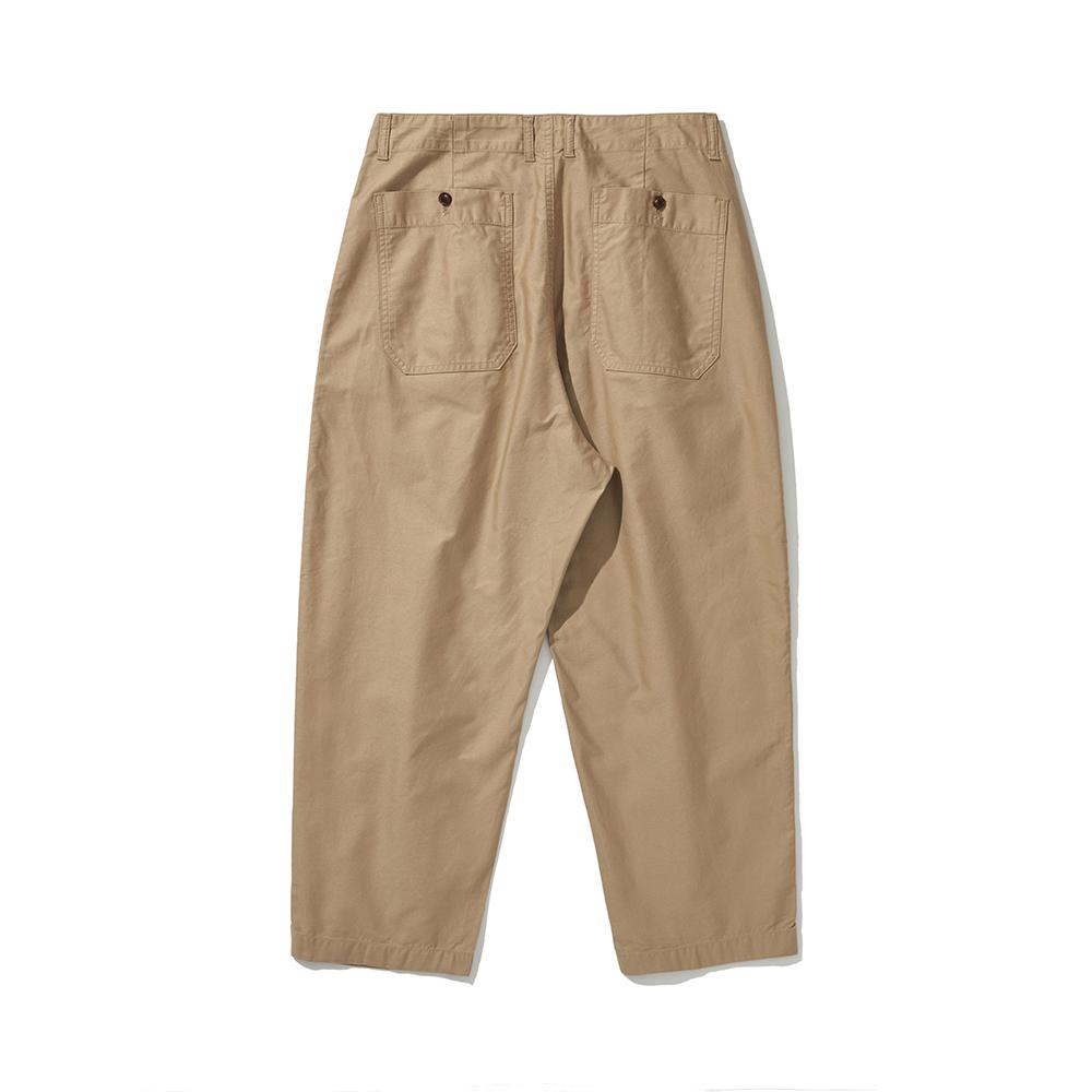 HISHANDER Moleskin Wide Tapered Pants