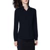 Womens Button Down Shirts Long Sleeve Work Dress Shirts Ladies V Neck Collared Business Casual Blouses