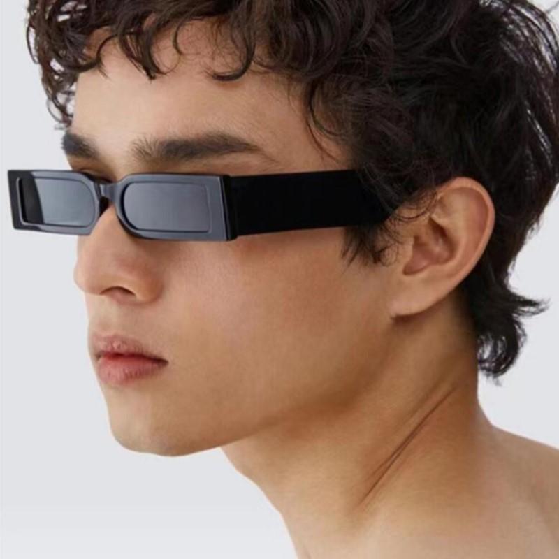 Vintage Small Hip Hop Glasses Rectangle Women'S Square Sunglasses Retro Style Fashion Brand Design Sunglasses Modern Uv400