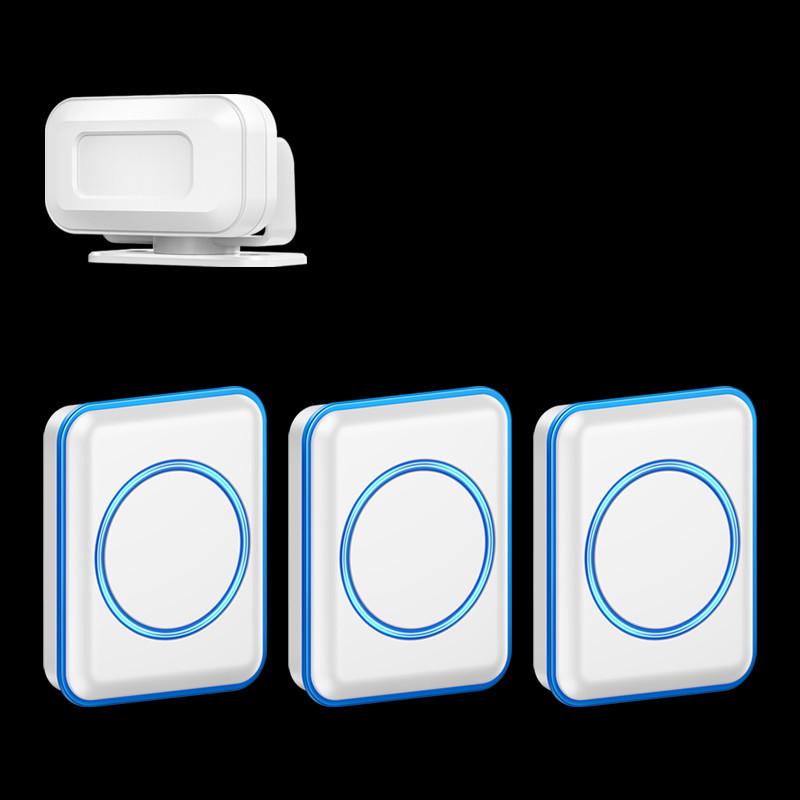 Wireless Visitor Greeting Door Sensor with Voice Alert for Commercial Use