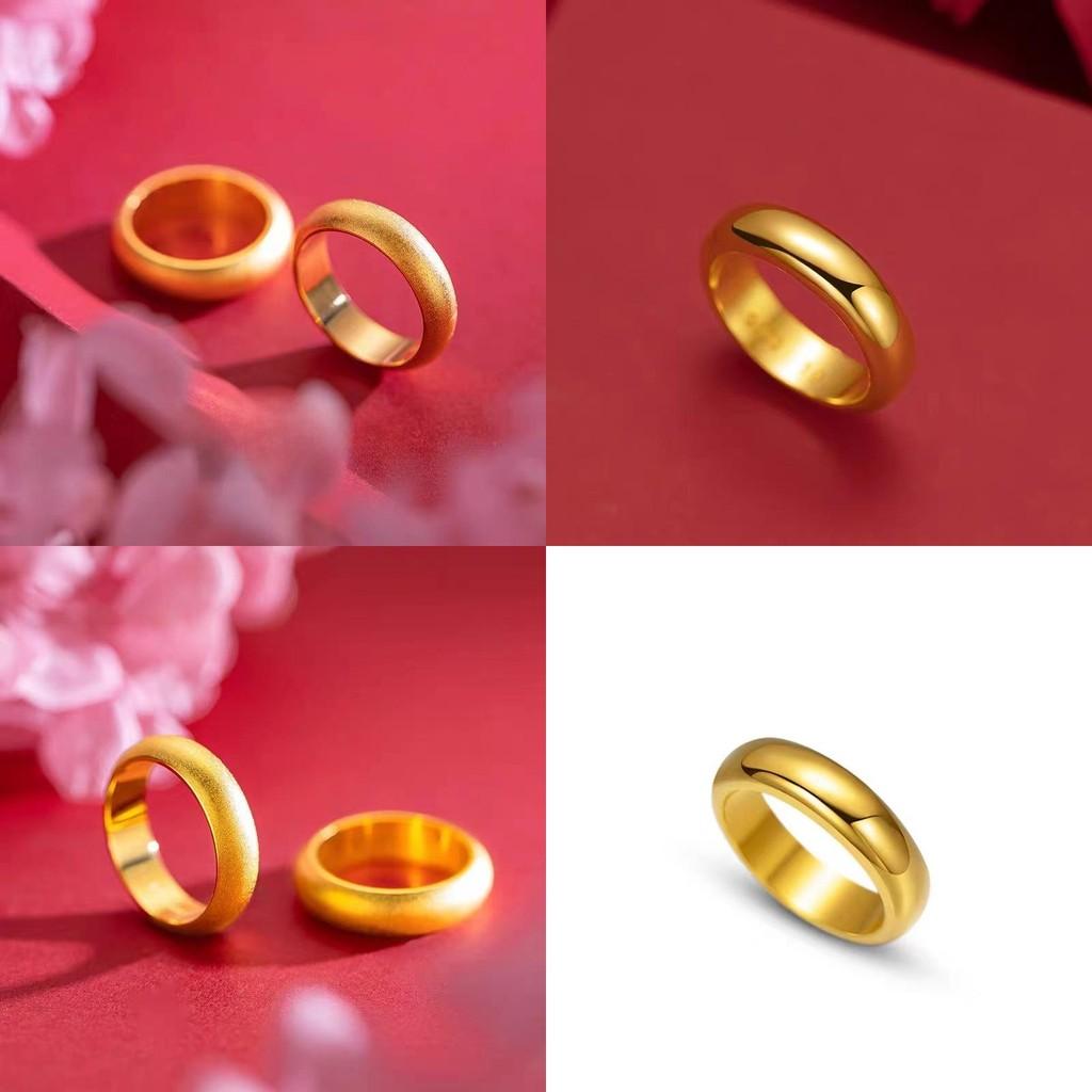 Fashionable Couples Thick Geometric Ring In Polished And Matte Finish For Occasion Every