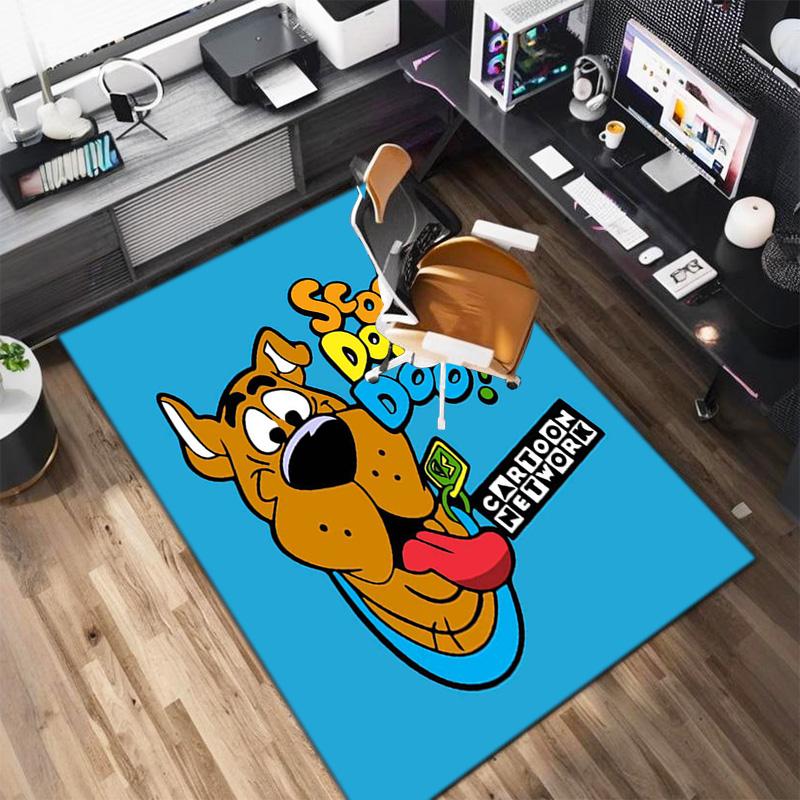 Halloween Cartoon Comedy Adventure Movie Scooby-Doo Carpet Is Suitable for Living Room and Bedroom Doormats Office Balcony Decorative Carpet V8