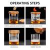 Whiskey Smoker Infuser Kits Wood Chips Bourbon Cocktail Old Fashioned Birthday Gifts For Men Father’s Day Husband Drink Lover 