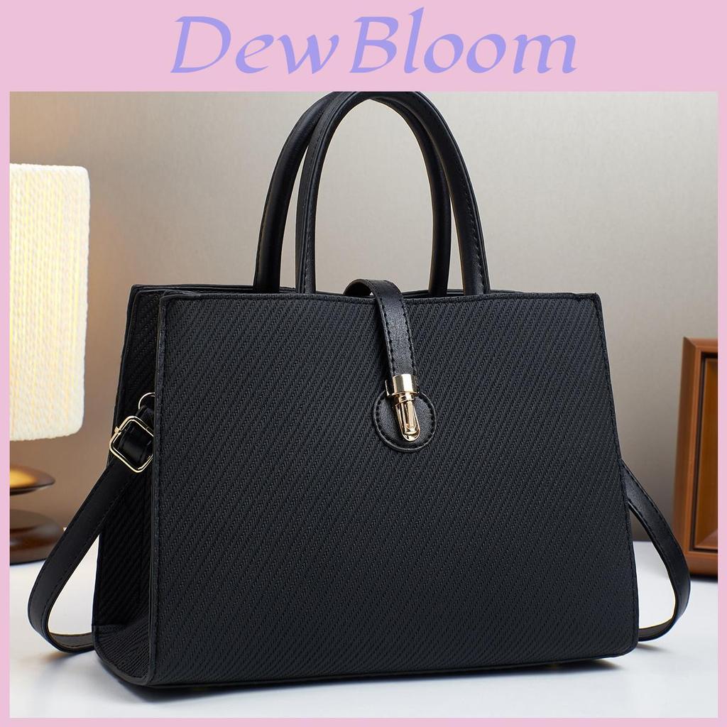 Pu Tote Bag For Women With Stitching Detail And Zipper Closure For Daily Use