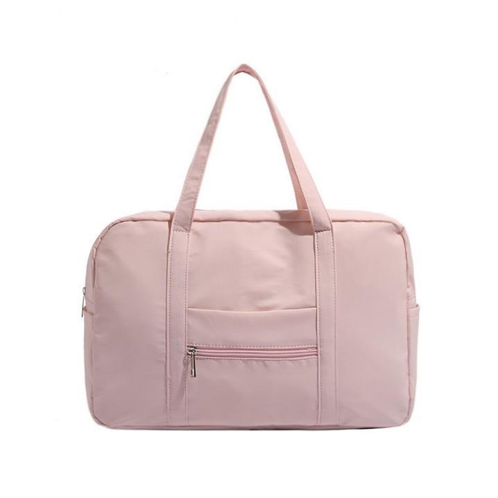 

Large capacity shoulder bag women 2025 new fashion commuter tote bag leisure travel handbag fitness bag рожевий