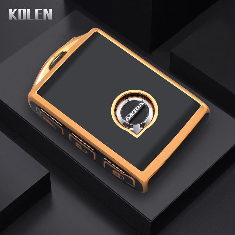 

TPU Car Remote Key Case Cover Shell Fob For Volvo S60 S90 XC40 XC60 XC90 V60 V90 T5 T6 T8 Polestar 1 Polestar 2 Accessories Bag чёрный