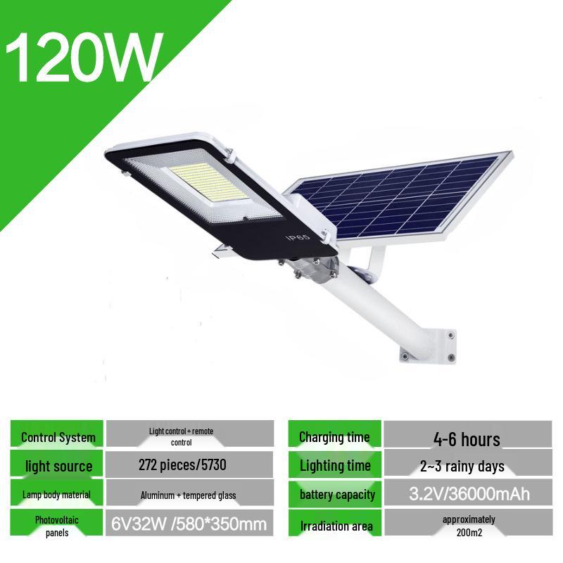 Golden Bean LED Solar Street Light for Garden and Courtyard