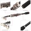 Portable Carbon Baitcasting Telescopic Fishing Rod Pole Reel Tackle Accessory3.0m   9.8ft Carbon Fishing Rod