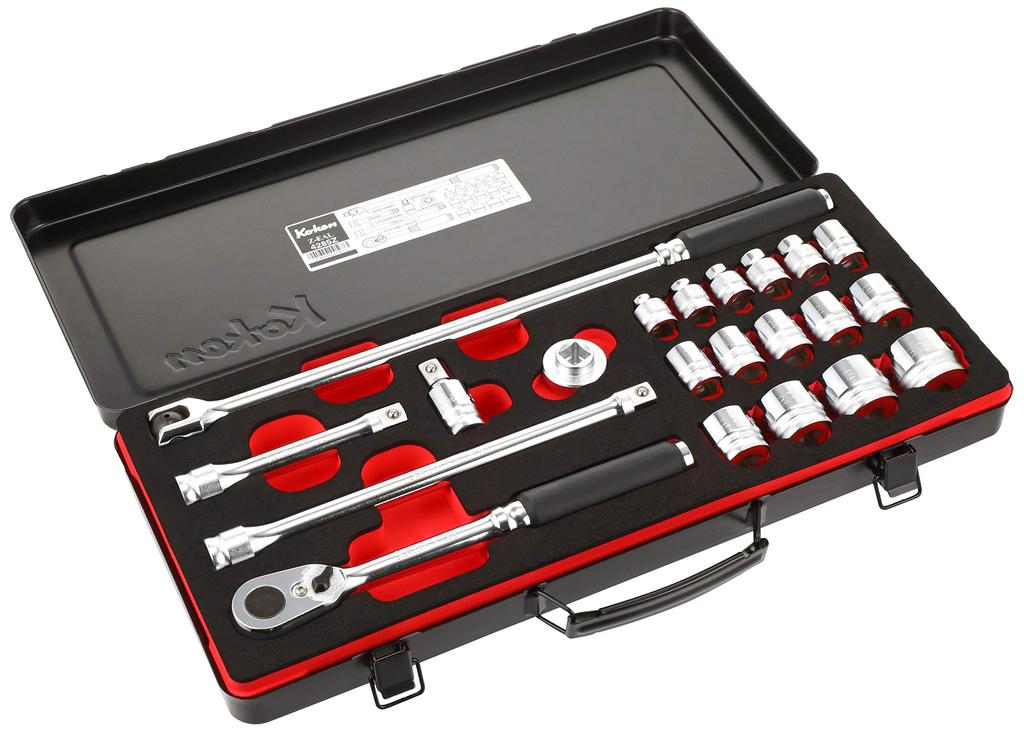 Yamashita Industrial Research Institute Socket 4285Z Ko-ken Z-EAL Set, 12.7mm (1/2 inch) Drive,