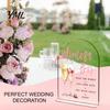 Clear Table Place Cards Arch Wedding Numbers, 1-10 with Stands, Acrylic Settings Signs for Receptions, Parties, Anniversaries, Events Banquet Displays