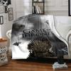 1pc Game of Thrones Winter is Coming Flannel Blanket - Soft Warm Throw for Home, Office, TravelL1323