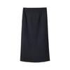 2025 Autumn/Winter Women's Simple Literary Lambswool Midi Pencil Skirt