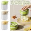 3 In 1 Ice Cup Coffee Travel Bottle With Ice Tray Press Button Dispenser
