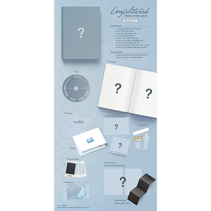 [Pre-order] Wonpil (day6) – 1st Mini Album [Unpiltered] (Online Benefit)