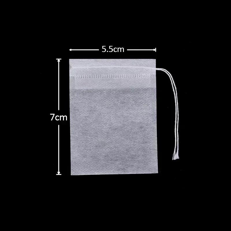 

50/500 шт одноразовые чайные пакетики нетканый материал заварник для чая специи рассыпной чай кофе герметичный фильтр сетчатый мешок кухонные принадлежности 500PCS