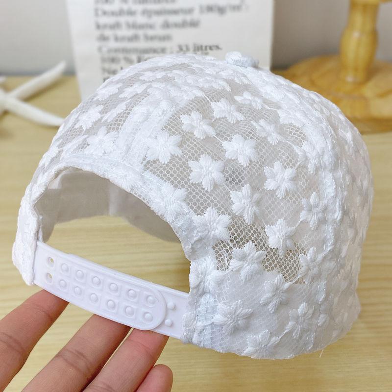Lace Hat Unisex Embroidered Baseball Cap Breathable Summer Sunshade Cap Cap