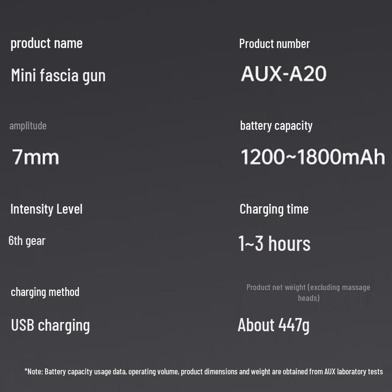 AUX Portable Shoulder Neck Back Massager CN plug (adapter included)