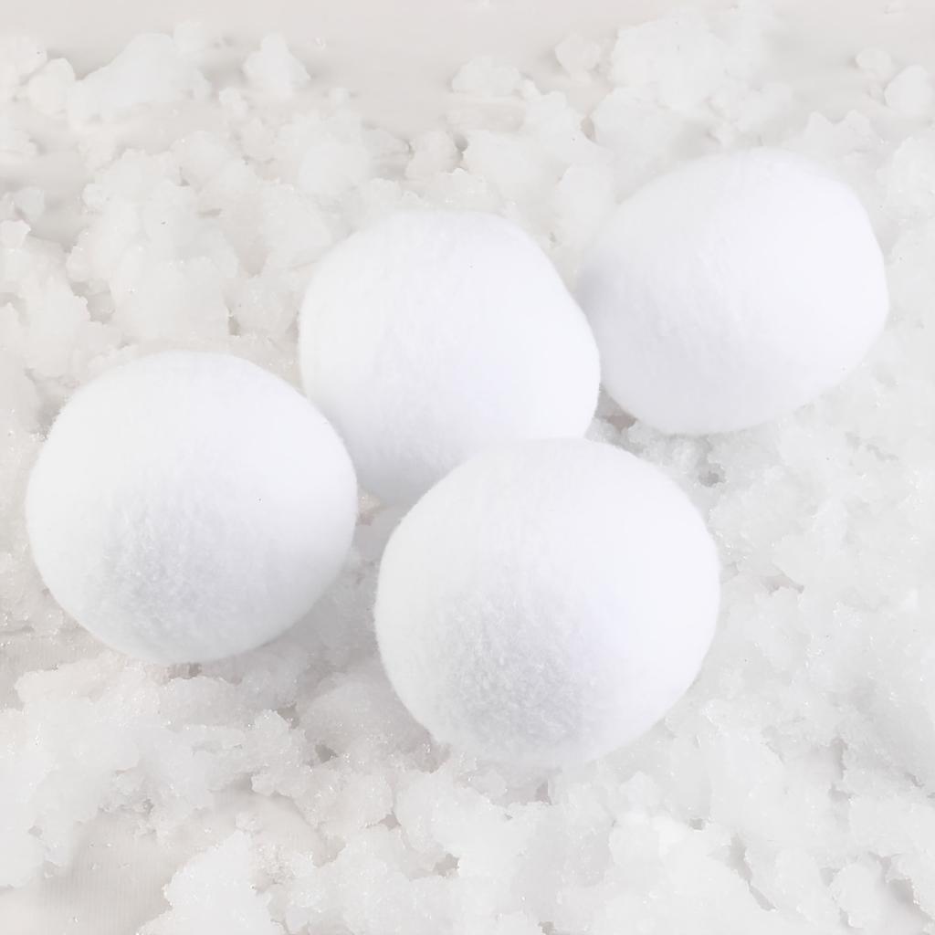 30pcs/20pcs Fake Snowballs Indoor Snowballs for Outdoor Winter Fun & Christmas Tree Decor, Festive Holiday Gift, Polypropylene Material