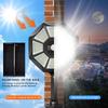 Outdoor Solar Street Light 168 LED Floodlights Wall Light with Motion Sensor IP44 Waterproof Suitable for Courtyards and Facades