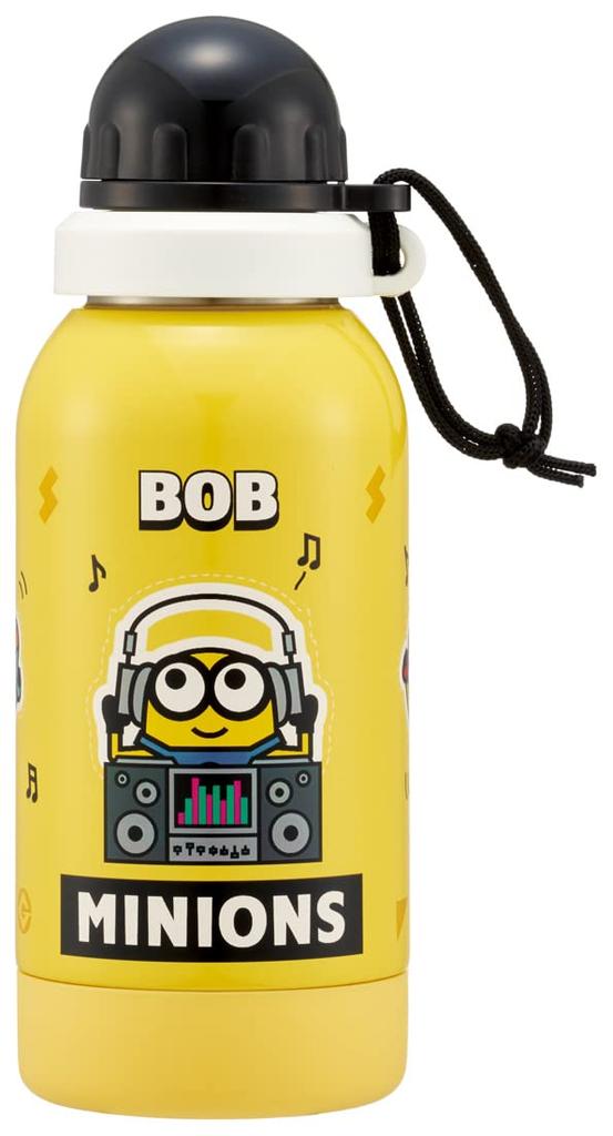 Skater Water Bottle Single Layer Stainless Steel Bottle 580ml Room Temperature Healthy Drink Minions SSSC6-A