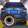 Para 2019-2026 Subaru Forester decoración Acero Inoxidable Tubo de Escape Final para Coche Embellecedor de Puntas de Escape Garganta de cola Piezas de Modificación