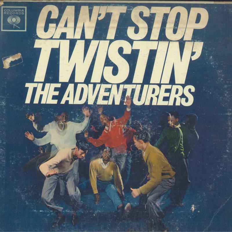 LP Record ADVENTURERS - Can't Stop Twistin' CL1747 COLUMBIA 1961 Canada Rock Used