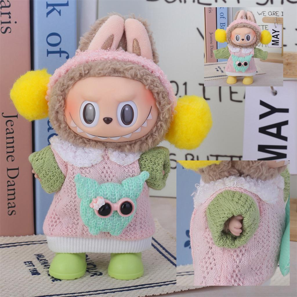 Labubu Baby Clothing Is Compatible with First, Second, and Third Generation 17cm Labubu Dolls