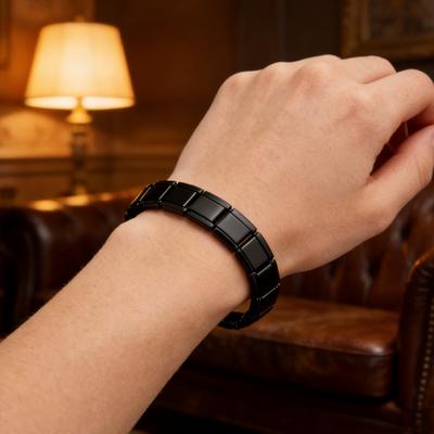 Roestvrij Stalen Armband voor Dames Heren HipHop Italiaanse Stijl Rekbare Metalen Armband Mode Sieraden Cadeau