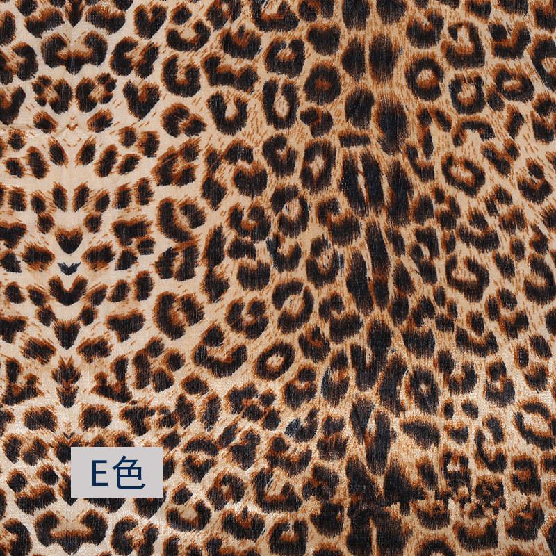 Velvet Animal Print Fabric Tiger Leopard zebra Fabric for Sofa Toy Cloth Caveman Costume Cloth
