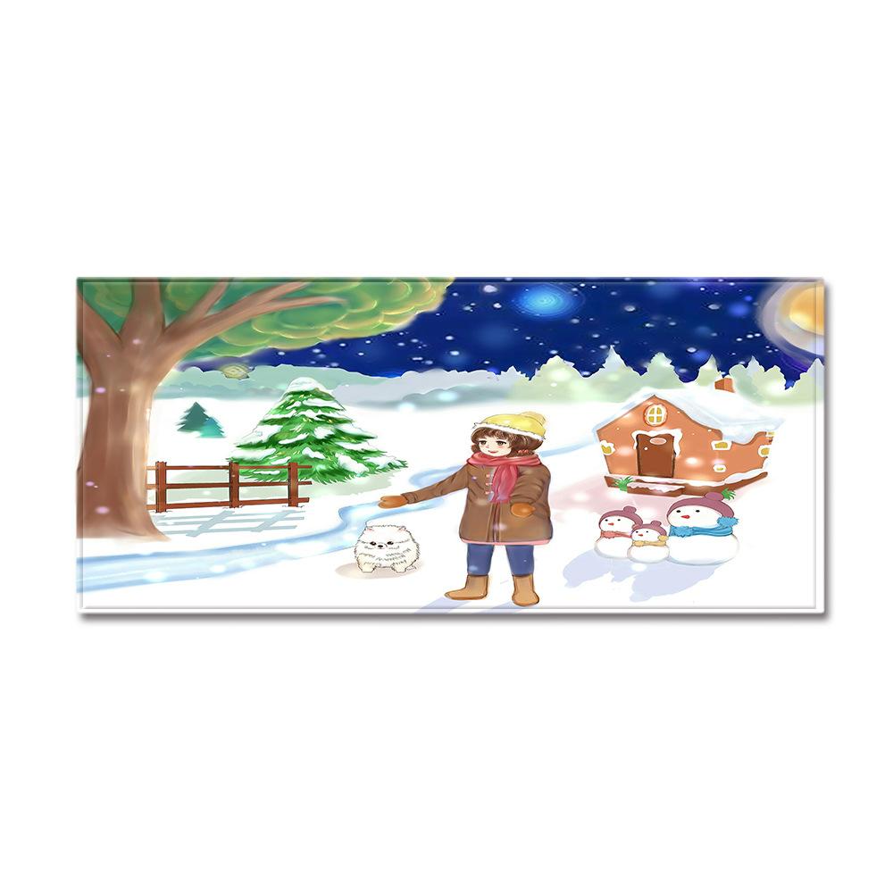 Christmas Kitchen Sand Carpet Doormat Long Floor Mat