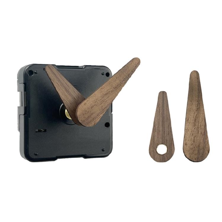 Home Craft Wall Clock Movement with Wood Hands for Art Enthusiasts for Home Offices,Cafes,Decors,for Artistic Timepiece