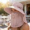 Ice Silk Sun Hat With Shield - Women's UV Shield Hat, Breathable And Lightweight, Suitable For Outdoor Hiking, Driving And Travel.