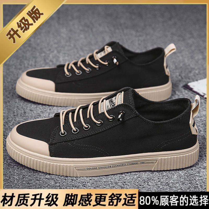 Низкие парусиновые туфли Дышащая мужская обувь Модная обувь Весенние новые туфли — фото 6