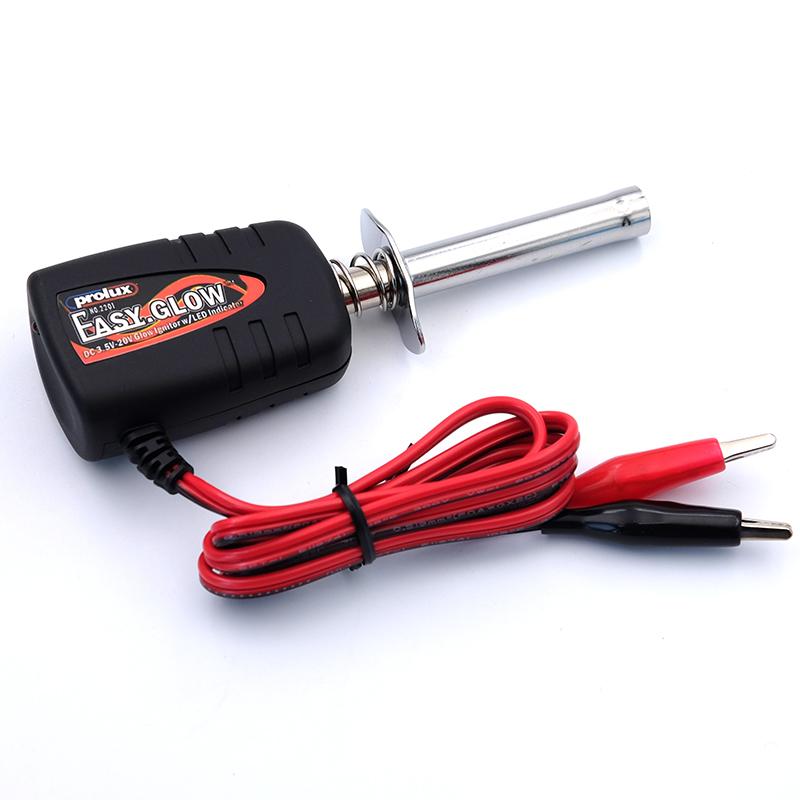 Prolux PX2201 DC 7.2-21V GLOW IGNITOR With LED INDICATOR For Nitro Engine RC Control Model Accessory