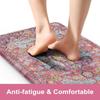 Anti Fatigue Kitchen Mat Non-Slip Boho Carpet Vintage Rugs Comfort Floor Mats for Sink Laundry Standing