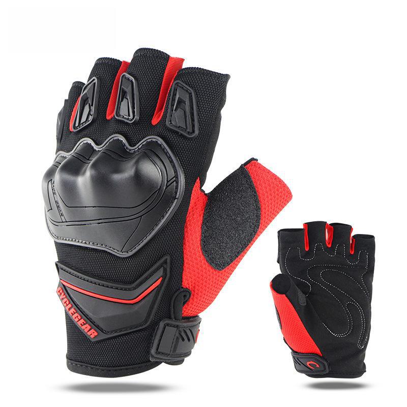 Men's Half-Finger Motorcycle and Bicycle Racing Gloves - CG668D