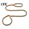 Sturdy Braided Rope Pet Lead Slip Leads for Dogs Heavy Duty Nylon Leash Car Travel Large Medium No Pull Training Walking Control Comfortable