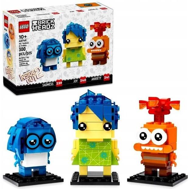 

LEGO BrickHeadz 40749 Радость, печаль и страх